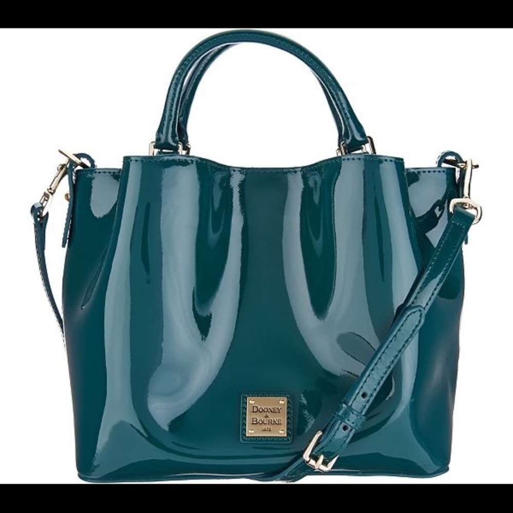 Dooney & Bourke Patent Small Brenna Satchel - NEW!